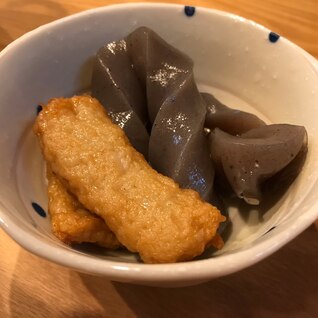 こんにゃくとさつま揚げの煮物